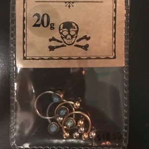 Morbid metals opal filigree jewelry - 20g